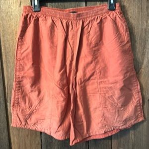 Patagonia orange rust swim trunks